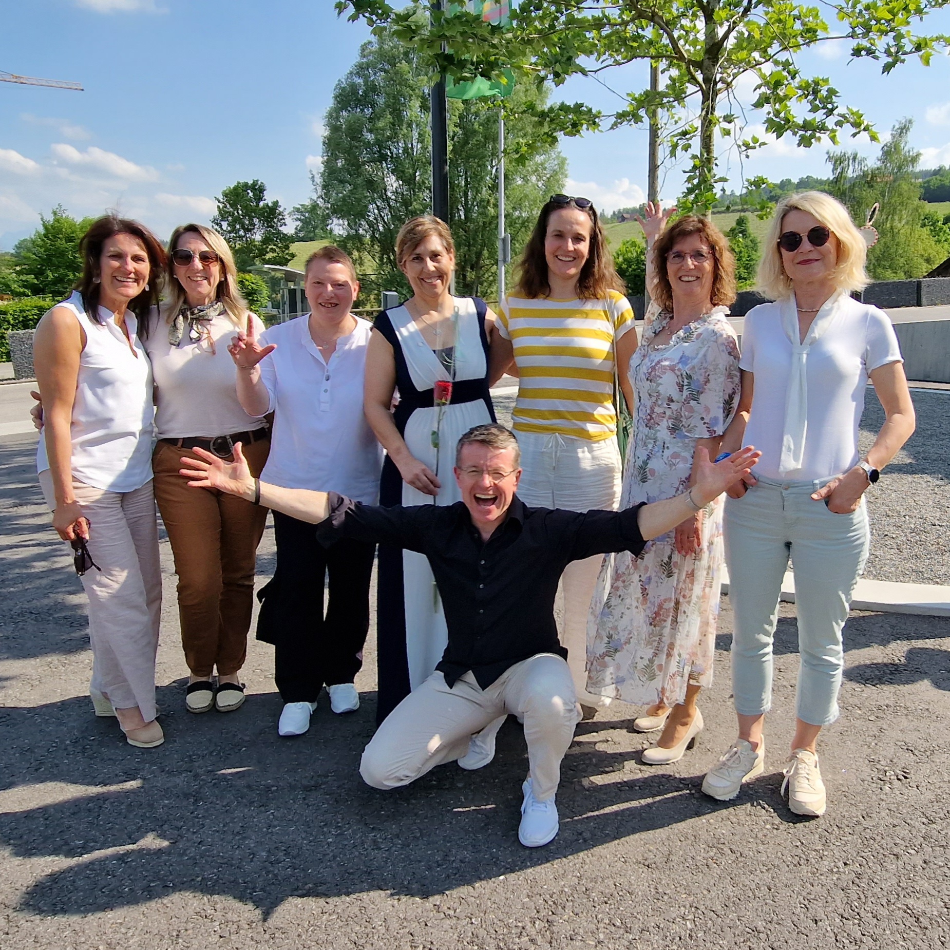 Team im Sommer