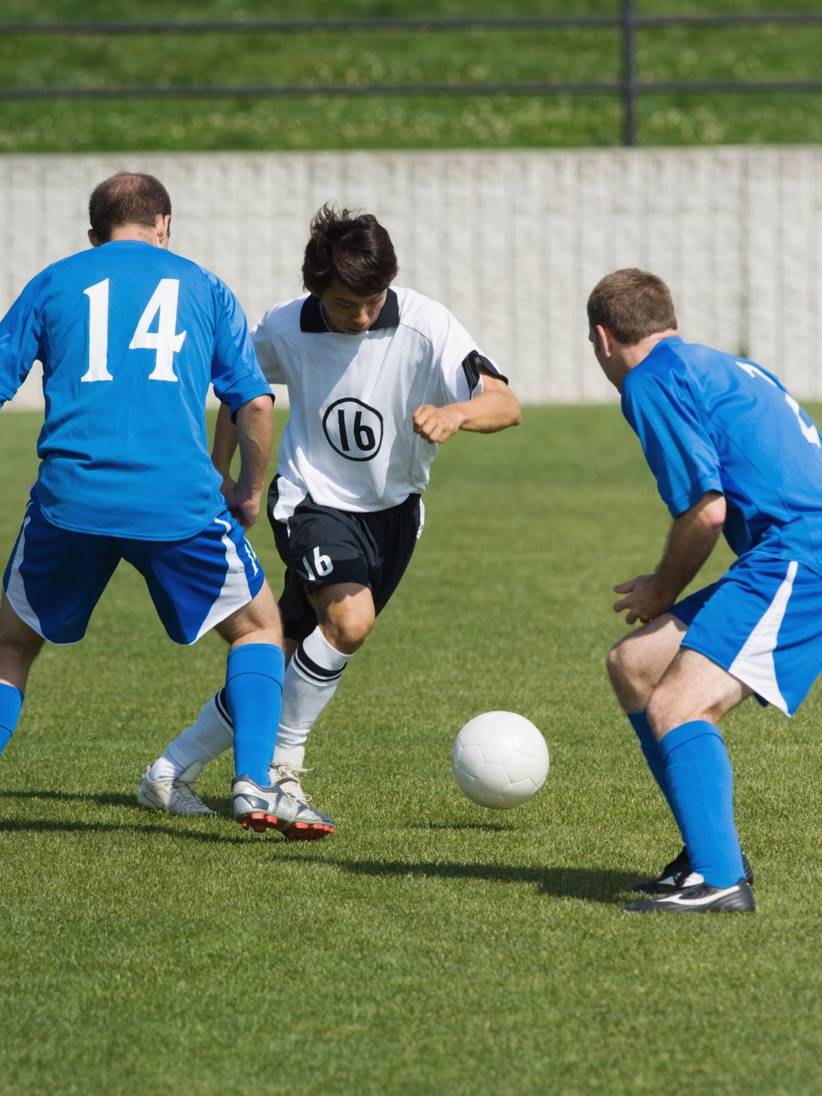 Spielszene beim Fußball